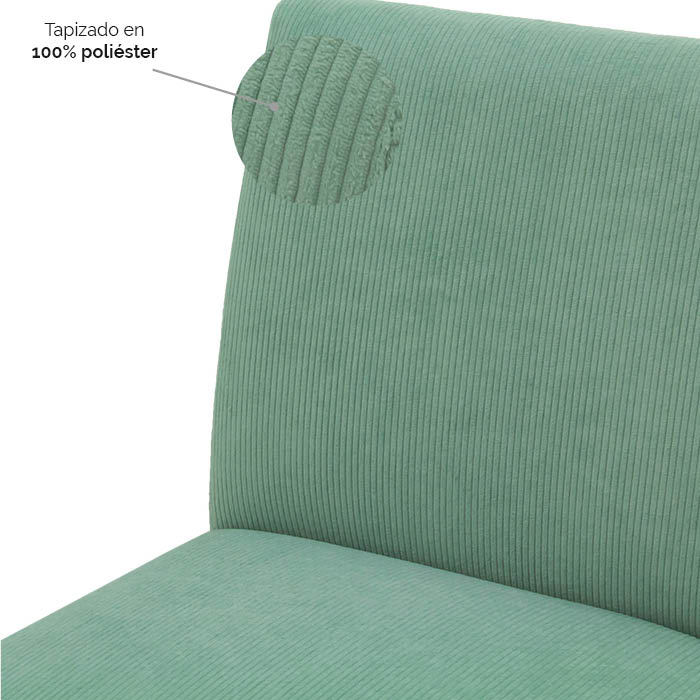 Sillon  Tela Azul Sesenta | Sillones y Ottomanes | salas